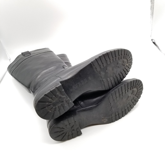 Lauren Ralph Lauren Stara Leather Riding Boots - Picture 6 of 7